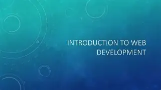 Intro to Web Development: Build Your First Website